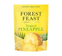 FOREST FEAST Tropical Pineapple 6 x 120g | Dried Fruit Healthy Snack Option with 100% Natural Dried Pineapple with No Added Sugar, High in Fibre & Low Fat