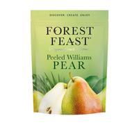 FOREST FEAST Williams Pears 6 x 120g | Award Winning Healthy Snack with 100% Naturally Dried Pear Fruit Pieces with No Added Sugar, High in Fibre & Low Fat