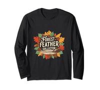 Forest Feather Collector Autumn Nature Lover Long Sleeve T-Shirt