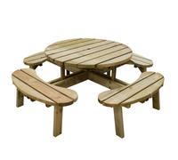 Forest Forest 72x207x207cm Circular Picnic Table