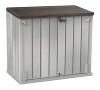 XL Garden Storage & Bin Store 1260 x 1450 x 820mm - Taupe Grey - Forest Garden