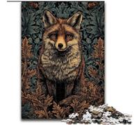 Forest Fox 1000 Piece Jigsaw Puzzle for Adults Teens, Suitable for Ages 14 And Up Family Fun It Is Ideal As A Gift for The Whole Family (50x75cm)