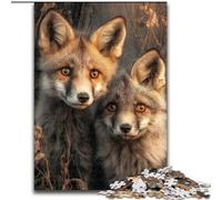 Forest Fox 1000 Piece Jigsaw Puzzles for Teenagers, Challenging Game for Is Ideal As A Gift for The Whole Family (50x75cm)