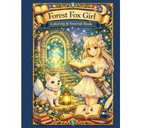 Forest Fox Girl Coloring & Journal Book (Whiskers and Feathers)