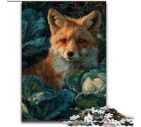 Forest Fox Jigsaw Puzzles 1000 Pieces for Adults Teens, Challenging Game And Family Play Educational Game for Birthday, Chrismas (26x38cm)