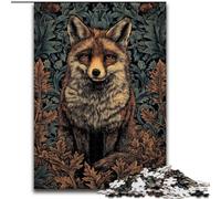 Forest Fox Jigsaw Puzzles for Adults Teenagers Jigsaws Puzzle, Suitable for Ages 14 And Up Toy Wall Decor Birthday And Unique Gifts (26x38cm)