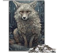 Forest Fox Jigsaw Puzzles for Teenagers 1000 Piece Puzzle, Family Game Stress Reliever Difficult Challenge Great Gifts And Toys (50x75cm)