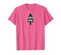 Forest Friend Eco Nature Lover Pine Tree T-Shirt, Men, Pink Heather, XXL