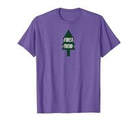 Forest Friend Eco Nature Lover Pine Tree T-Shirt, Men, Purple Heather, XXL