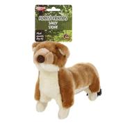 Forest friends Animal Instincts Plush Squeaky Dog Toy Soft Comfort Puppy Toy Sally Stoat - Large