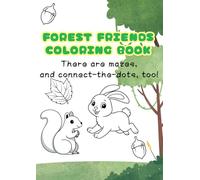 Forest Friends Coloring Book: Subtitle: Fun Coloring & Activities with Animals in the Woods (SORATOMORI’s Animal Series)