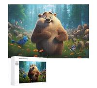 Forest Friends Gathering Jigsaw Puzzle, 1000 PCS, Relaxing Activity for Adults, A Creative Way to Unwind after A Busy Day, at Home