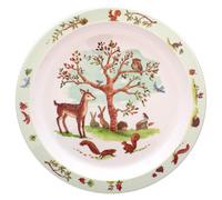 Forest Friends Plate Kids Dinnerware Woodland Animal Deer Squirrel Rabbit Design
