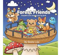 Forest Friends: Simple & Cute Animal Coloring Book