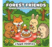 Forest Friends: Simple &Cute Animal Coloring Book