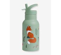 FOREST FRIENDS Stainless Steel Water Bottle For Children, 350 ml, A Little Lovely Company mint green