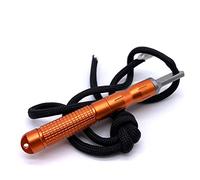 Forest Fundamentals Ferro Rod Fire Steel & Striker | Aluminium EDC Nano Ferrocerium Rod | Free Spare Parts | Waterproof Ultra Small Fire Starter | Bushcraft Camping Fire Lighting (Green)