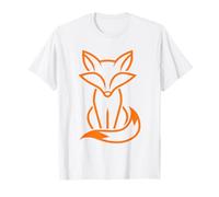 Forest Funny Foxes Child animals love minimalist Cute Fox T-Shirt