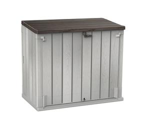 Forest Garden 1200L Large Outdoor Storage Unit Bin Store Lockable Wooden Shed