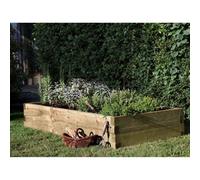 Forest Garden 28 X 180 X 90 Wood Rectangular Raised Bed Kit (H)28Cm X (W)180Cm