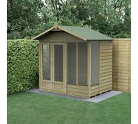Forest Garden 4Life Apex Summerhouse 7X5 - Double Door - 4 Window