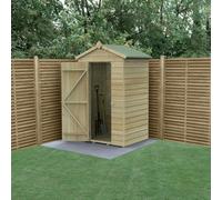 Forest Garden 4X3 Apex Beckwood Shed 25Yr Guarantee Shiplap Pressure Treated - No Windows