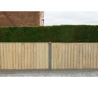 Forest Garden 6Ft X 3Ft (1.828M X 0.918M) Pressure Treated Closedboard Fence Panel - Pack Of 20