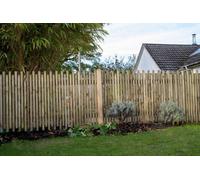 Forest Garden 6Ft X 3Ft (1.83M X 0.9M) Pressure Treated Contemporary Picket Fence Panel - Pack Of 5