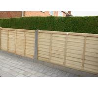 Forest Garden 6Ft X 4Ft (1.83M X 1.22M) Pressure Treated Superlap Fence Panel - Pack Of 3