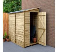 Forest Garden 6X3 Ft Pent Wooden Shed With Floor