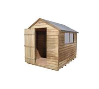 Forest Garden 8X6 Overlap Shed With Assembly H