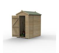 Beckwood 4x6 Apex Shed - Installation Included / Without Base / 0