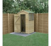 Forest Garden Beckwood Apex Shiplap Pressure Treated Shed - 4 x 3ft