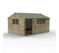 Beckwood 15x10 Reverse Apex Shed - Without Base / Installation Included / 6