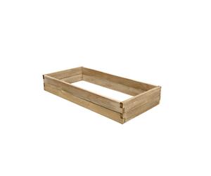 Forest Garden Caledonian Rectangular Raised Bed Planter, 280 x 1800 x 900mm, Treated Mixed Softwood