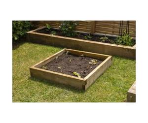 Forest Garden Caledonian Square Raised Bed - 140 x 900 x 900mm