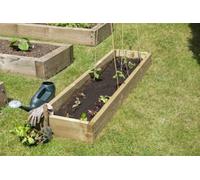 Forest Garden Caledonian Wooden Long Raised Bed - 45 X 180Cm
