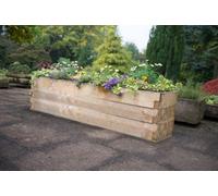 Forest Garden Caledonian Wooden Trough Raised Bed 45 X 180Cm