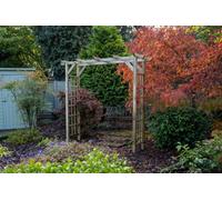 Forest Garden Classic Flat Top Wooden Garden Arch