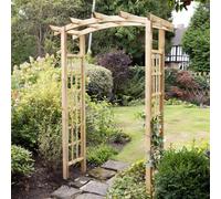 Forest Garden Classic Wooden Curved Top Garden Arch
