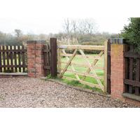 Forest Garden Croft Prestige 7Ft Wooden Field Gate