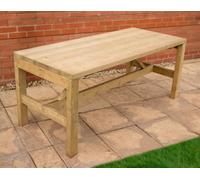 Forest Garden Dining Wooden Garden Furniture Table 1.8M
