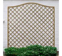 Forest Garden Europa Hamburg Garden Screen, 1.8m x 1.8m, Mixed Softwood, Diamond Pattern