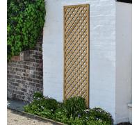 Forest Garden Rosemore Lattice 180 x 60cm, 1.8m x 0.6m Mixed Softwood Timber, Diamond Pattern