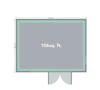 Forest Garden Forest Xtend 4.0M Premium Home Office / Summer House (Delivered or Installed)