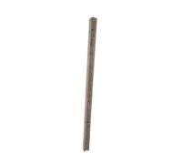 Forest Garden Grey Slotted Rectangular Concrete Fence Post (H)2.44M (W)104mm