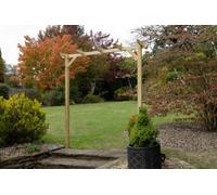 Forest Garden Hanbury Wooden Garden Flat Top Arch