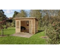 Forest Garden Harwood 3.0M X 2.0M Log Cabin - Pent Roof, 24Kg Felt Plus Underlay