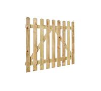 Forest Garden 2'11'' x 3'3'' (90 x 100cm) Heavy Duty Pale Gate, Brown