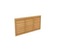 Forest Garden Heritage Traditional Overlap Dip Treated 3Ft Golden Brown Timber Fence Panel (W)1.83M (H)0.9M